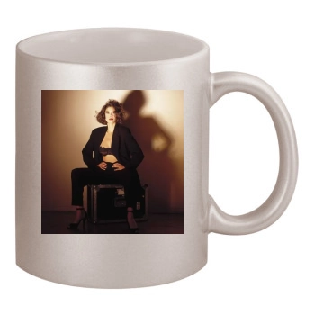 Teri Hatcher 11oz Metallic Silver Mug