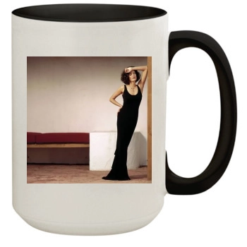 Teri Hatcher 15oz Colored Inner & Handle Mug