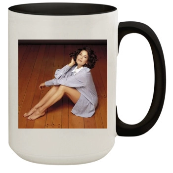 Teri Hatcher 15oz Colored Inner & Handle Mug