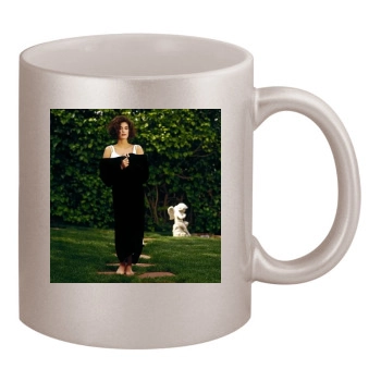 Teri Hatcher 11oz Metallic Silver Mug