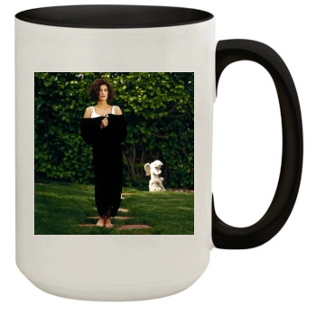 Teri Hatcher 15oz Colored Inner & Handle Mug