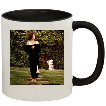 Teri Hatcher 11oz Colored Inner & Handle Mug