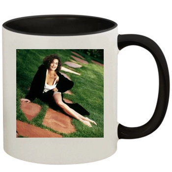 Teri Hatcher 11oz Colored Inner & Handle Mug