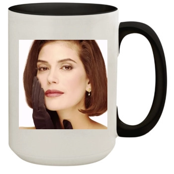 Teri Hatcher 15oz Colored Inner & Handle Mug