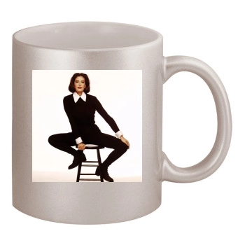 Teri Hatcher 11oz Metallic Silver Mug