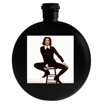 Teri Hatcher Round Flask