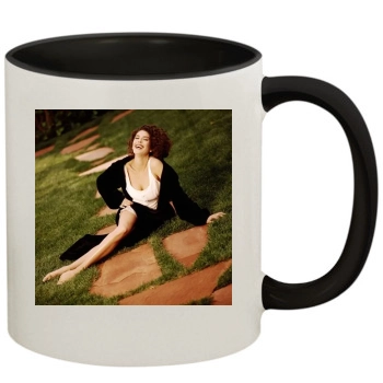 Teri Hatcher 11oz Colored Inner & Handle Mug