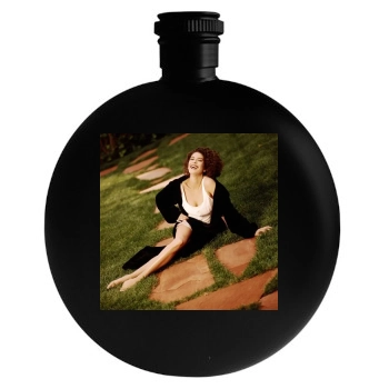 Teri Hatcher Round Flask