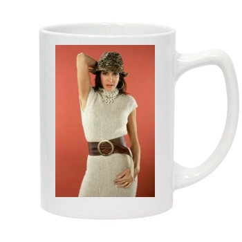 Teri Hatcher 14oz White Statesman Mug