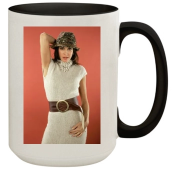 Teri Hatcher 15oz Colored Inner & Handle Mug