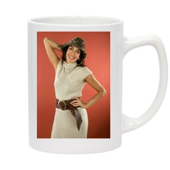 Teri Hatcher 14oz White Statesman Mug