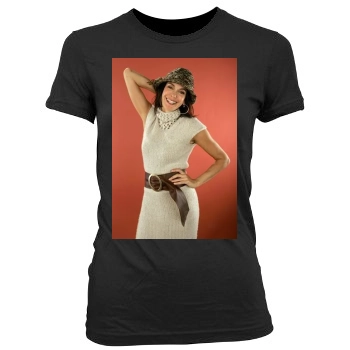 Teri Hatcher Women's Junior Cut Crewneck T-Shirt