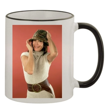 Teri Hatcher 11oz Colored Rim & Handle Mug