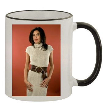 Teri Hatcher 11oz Colored Rim & Handle Mug