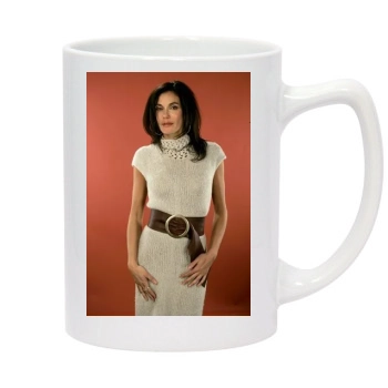 Teri Hatcher 14oz White Statesman Mug