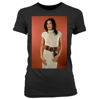 Teri Hatcher Women's Junior Cut Crewneck T-Shirt