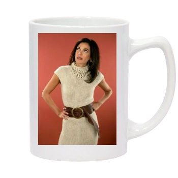 Teri Hatcher 14oz White Statesman Mug