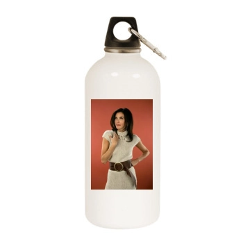 Teri Hatcher White Water Bottle With Carabiner