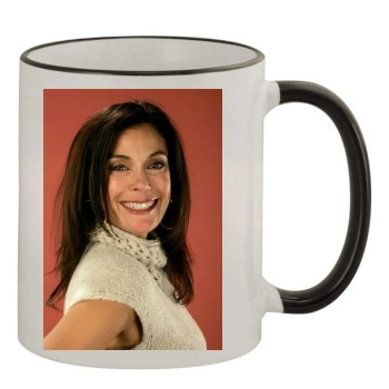 Teri Hatcher 11oz Colored Rim & Handle Mug