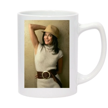 Teri Hatcher 14oz White Statesman Mug