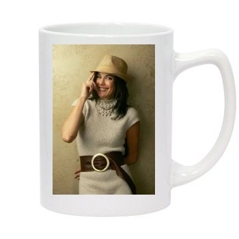 Teri Hatcher 14oz White Statesman Mug