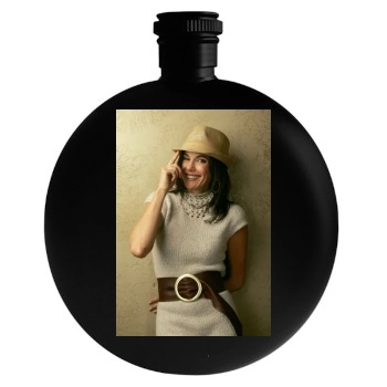 Teri Hatcher Round Flask