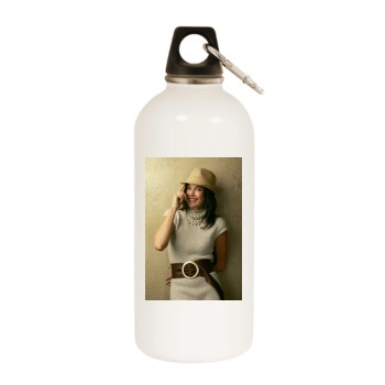 Teri Hatcher White Water Bottle With Carabiner