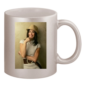 Teri Hatcher 11oz Metallic Silver Mug