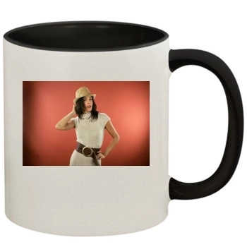 Teri Hatcher 11oz Colored Inner & Handle Mug