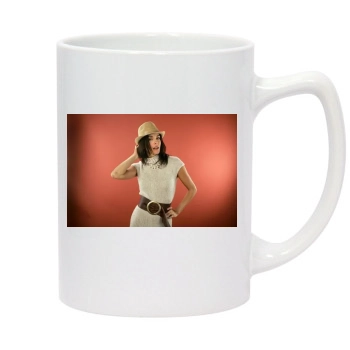 Teri Hatcher 14oz White Statesman Mug