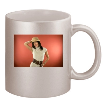 Teri Hatcher 11oz Metallic Silver Mug