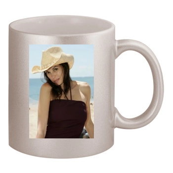 Teri Hatcher 11oz Metallic Silver Mug