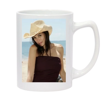 Teri Hatcher 14oz White Statesman Mug