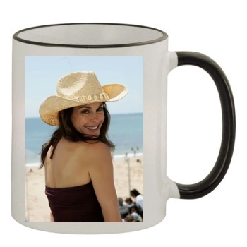 Teri Hatcher 11oz Colored Rim & Handle Mug