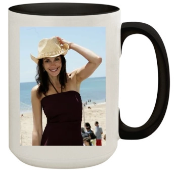 Teri Hatcher 15oz Colored Inner & Handle Mug