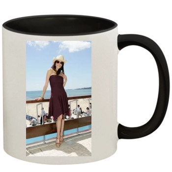 Teri Hatcher 11oz Colored Inner & Handle Mug