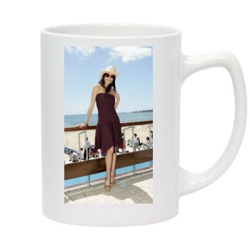 Teri Hatcher 14oz White Statesman Mug