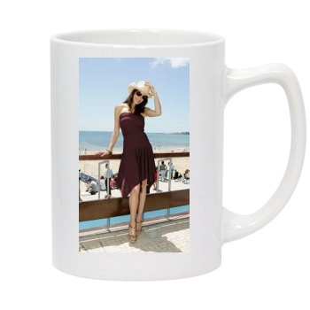 Teri Hatcher 14oz White Statesman Mug