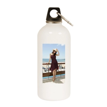 Teri Hatcher White Water Bottle With Carabiner