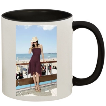 Teri Hatcher 11oz Colored Inner & Handle Mug