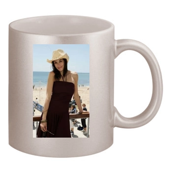 Teri Hatcher 11oz Metallic Silver Mug