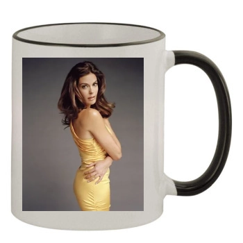 Teri Hatcher 11oz Colored Rim & Handle Mug