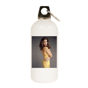 Teri Hatcher White Water Bottle With Carabiner