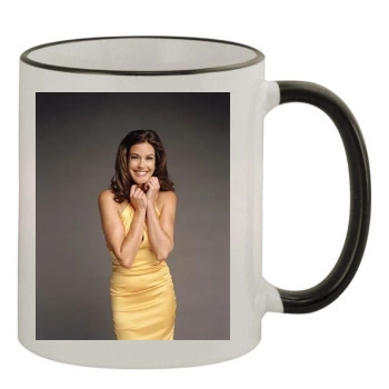 Teri Hatcher 11oz Colored Rim & Handle Mug