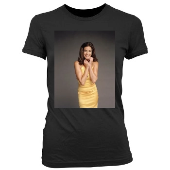 Teri Hatcher Women's Junior Cut Crewneck T-Shirt