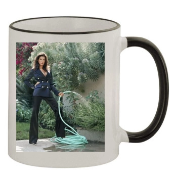 Teri Hatcher 11oz Colored Rim & Handle Mug