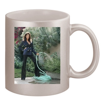 Teri Hatcher 11oz Metallic Silver Mug