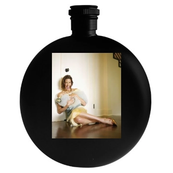 Teri Hatcher Round Flask