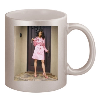 Teri Hatcher 11oz Metallic Silver Mug