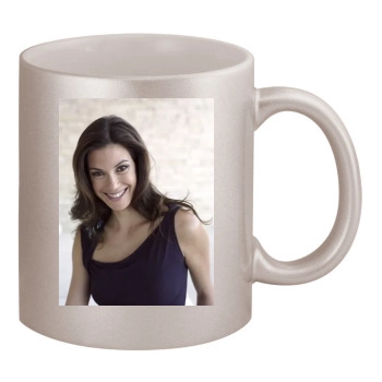 Teri Hatcher 11oz Metallic Silver Mug